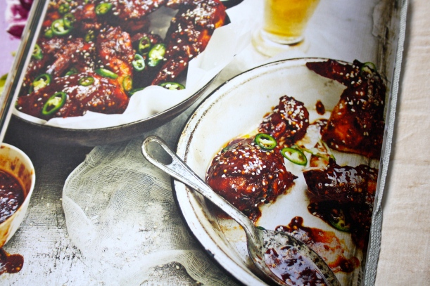 Finger-licking good: Sticky chicken with sesame and chilli